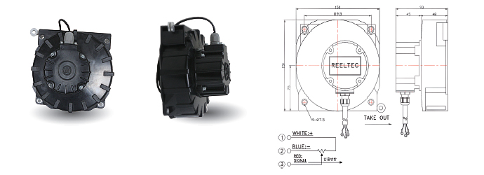 Reel for Crane | Sensor Cord Reel 